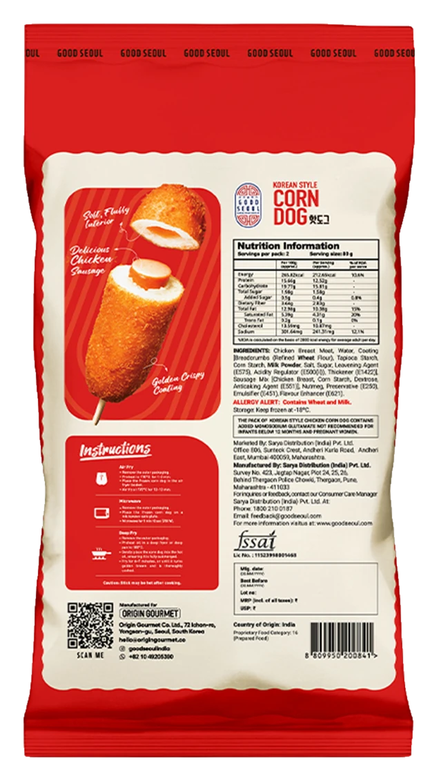 Korean Corndogs pack detail 4